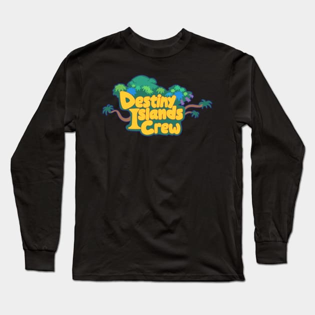 Destiny Islands Crew Long Sleeve T-Shirt by SalwaSAlQattan